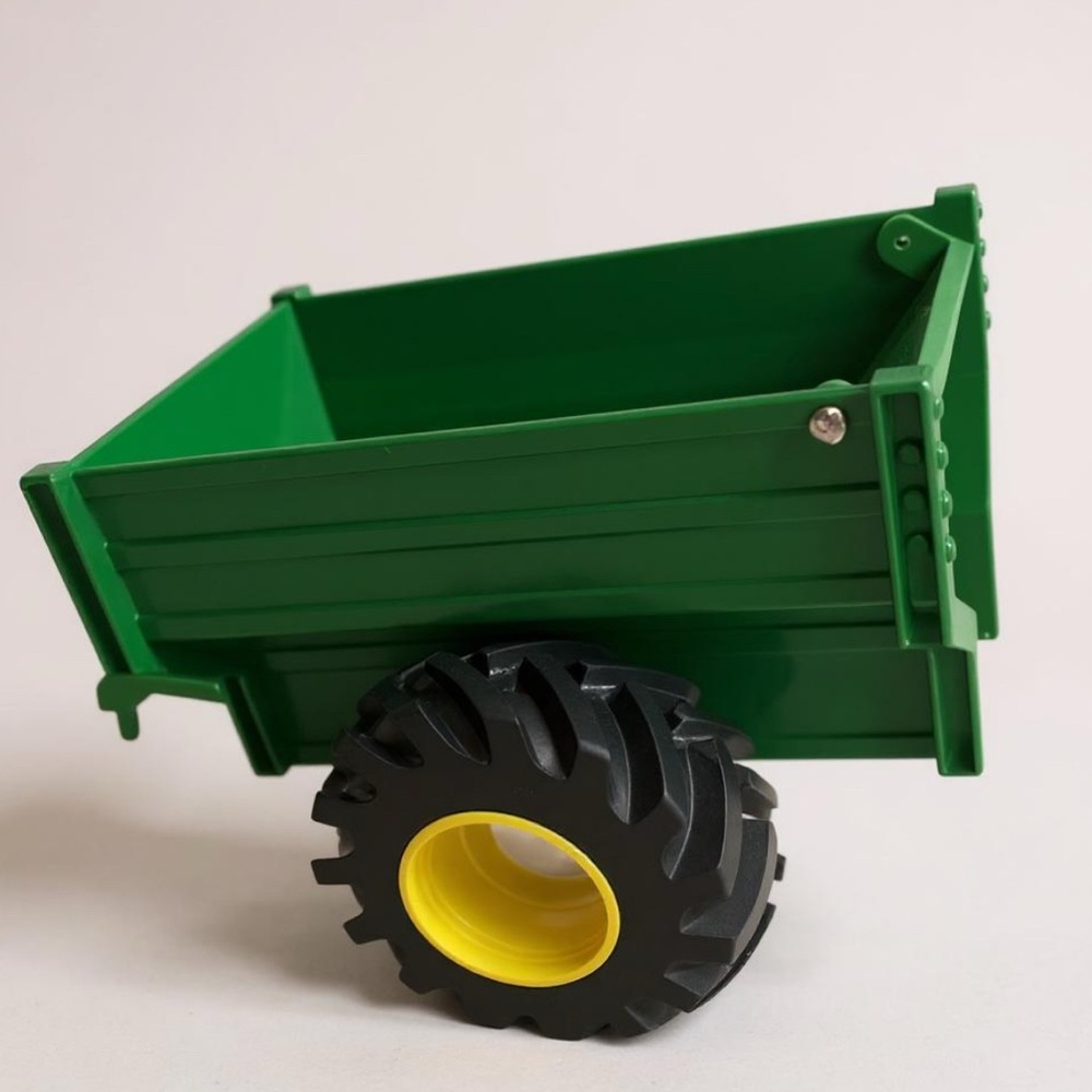 Tomy John Deere Monster Treads Green Trailer Farm Toy Kids -‎ Used